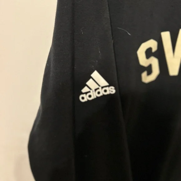 adidas Black Crew Neck Sweater - Picture 3 of 4
